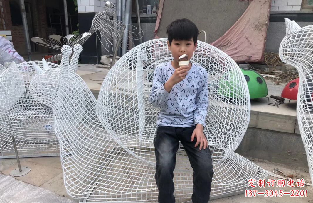 新乡精美不锈钢蜗牛雕塑