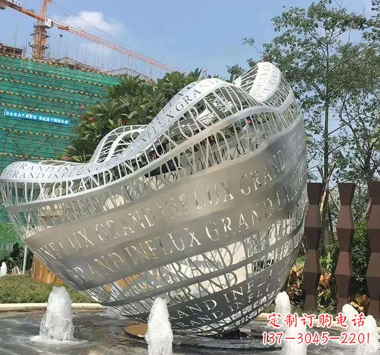 新乡不锈钢元宝雕塑精致华贵的象征
