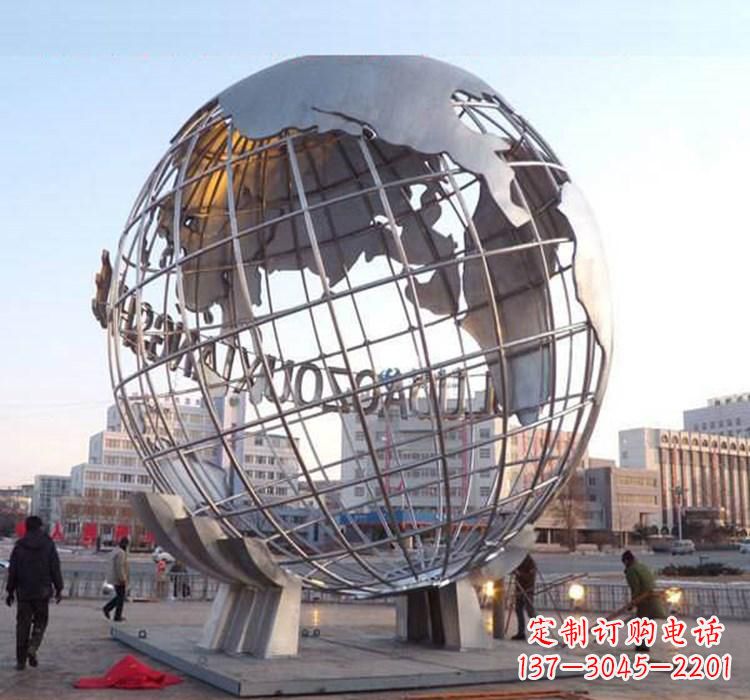 新乡不锈钢地球仪雕塑一座充满美丽与灵性的艺术品