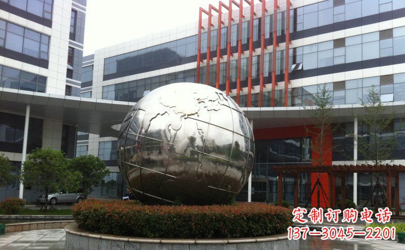 新乡不锈钢圆球地球雕塑