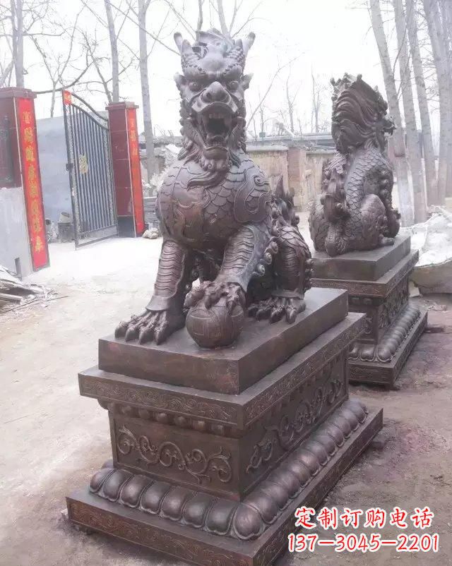 新乡麒麟雕塑古老而又神秘