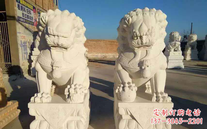 新乡狮子雕塑象征力量与智慧