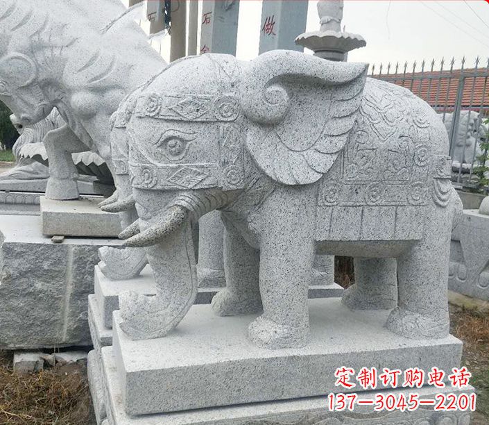 新乡藏传佛教大象石雕