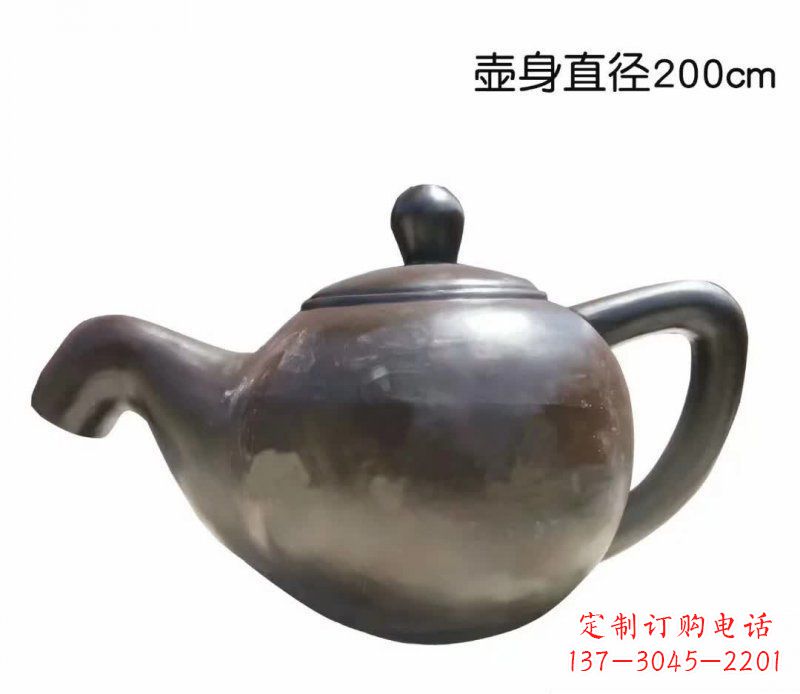 新乡青铜茶壶雕塑——彰显传统文化的艺术精髓