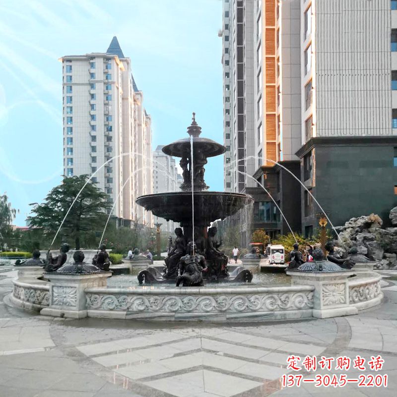 新乡城市广场欧式水景喷泉景观雕塑