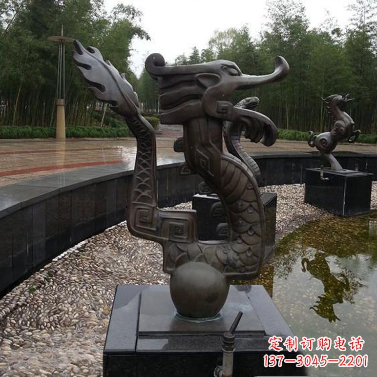 新乡城市喷泉雕塑 铜雕12生肖喷水喷泉