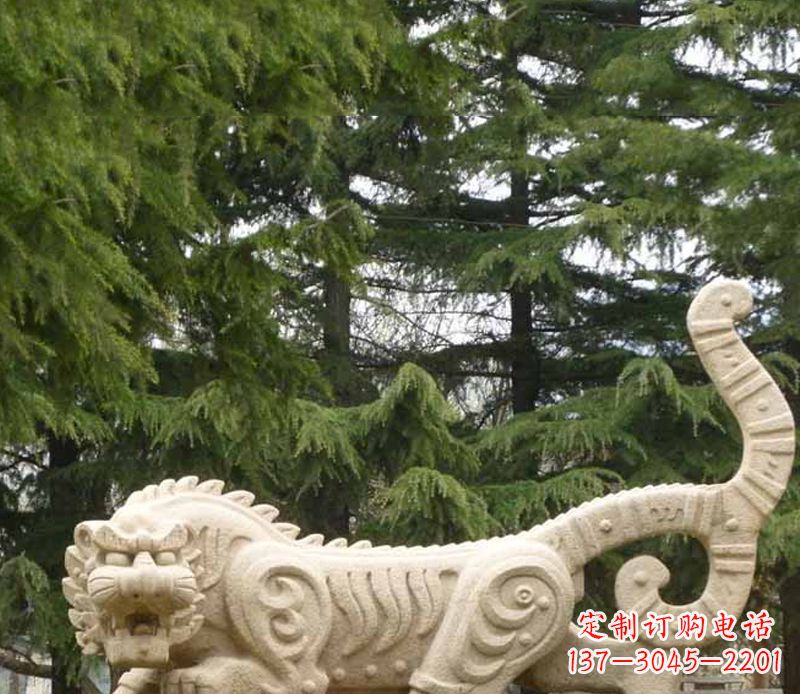 新乡抽象老虎石雕