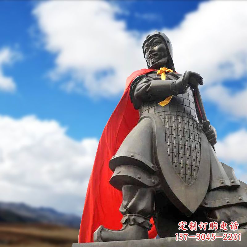 新乡项羽雕塑——历史名人古代帝王的象征