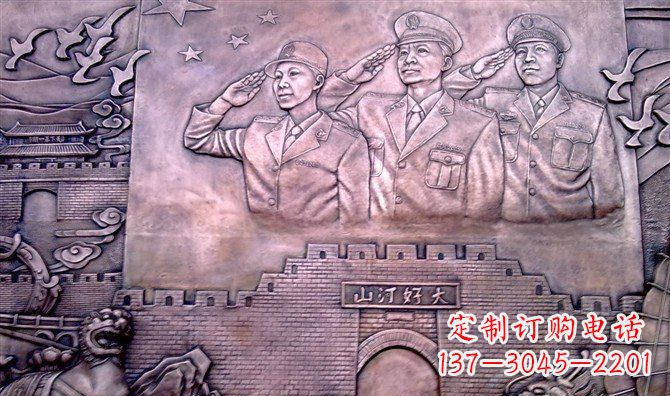 新乡献礼铜军人雕塑——赞美大好河山