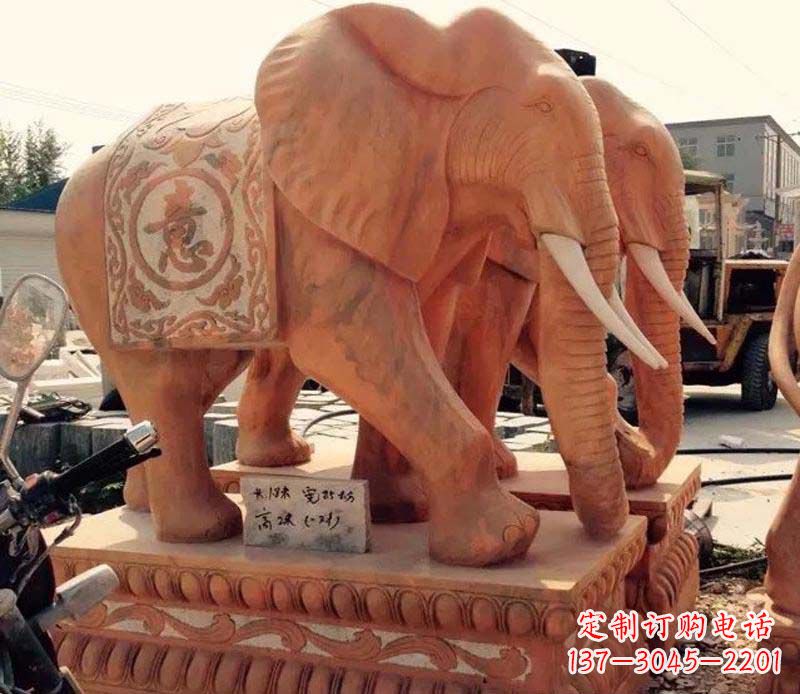新乡大象雕塑 传承古典文化的艺术精品