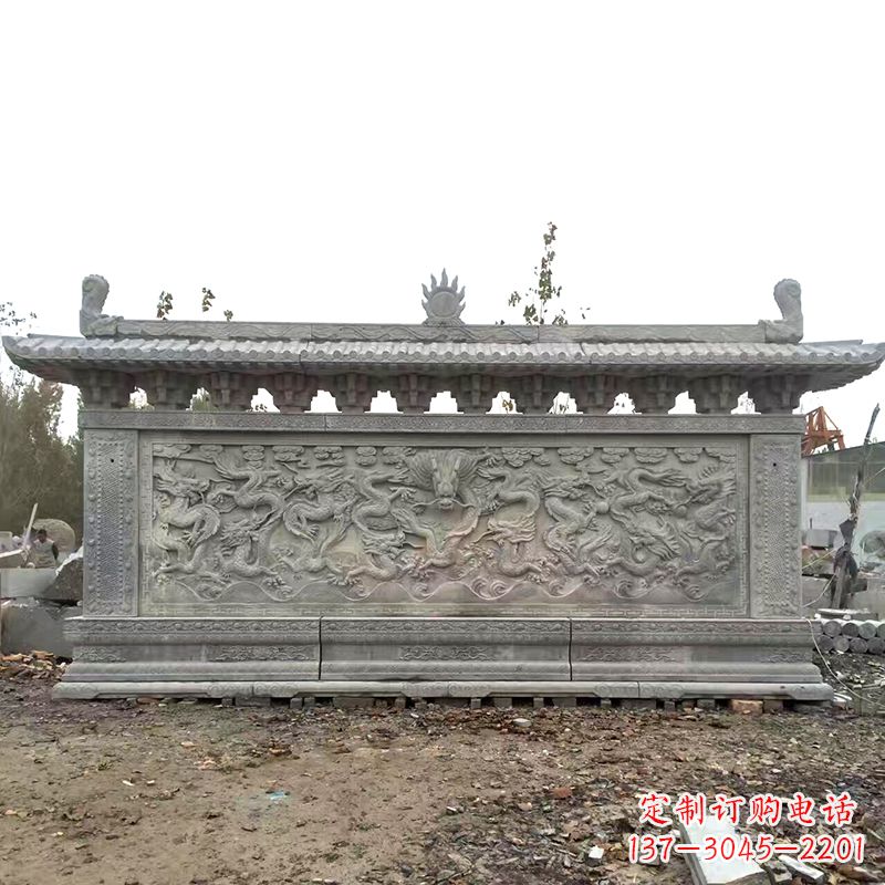 新乡大理石影壁雕塑美丽的艺术精品