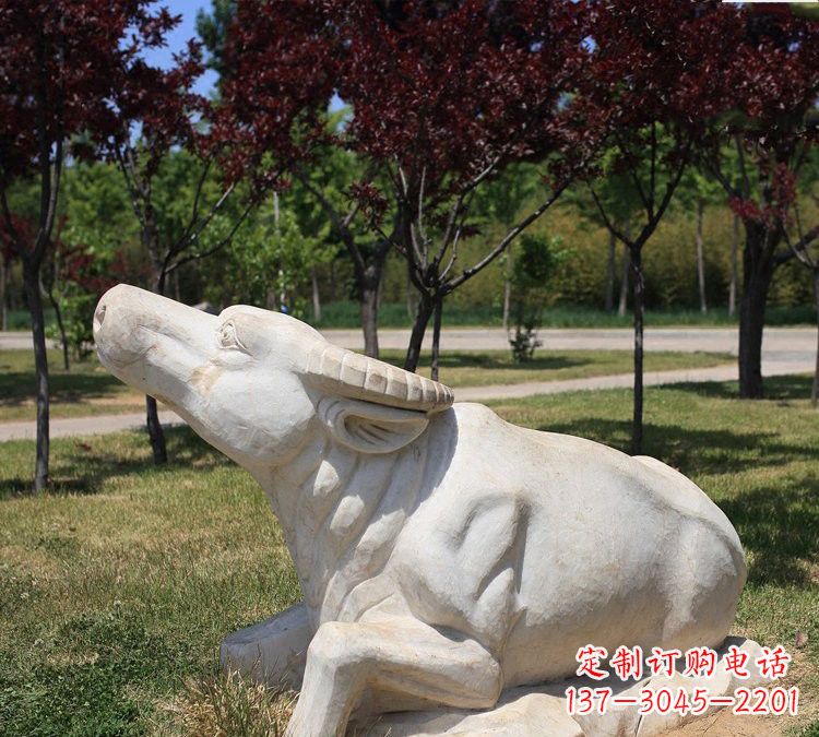 新乡大理石动物雕塑传承文化的艺术精品