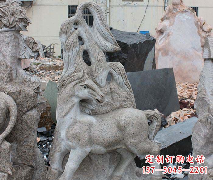 新乡大理石动物雕塑丰富多彩的艺术品