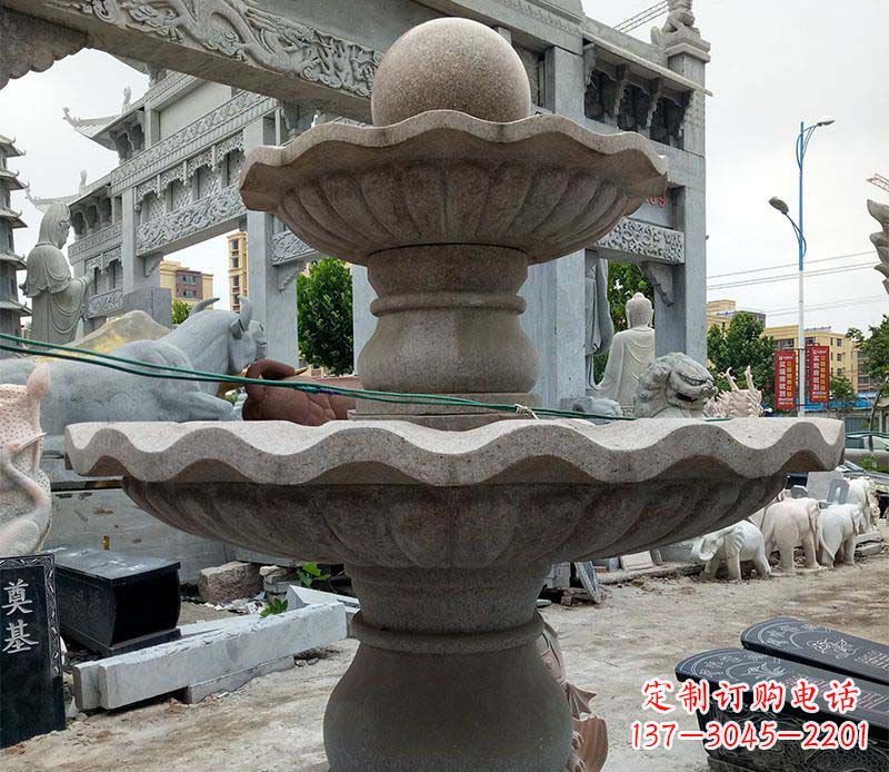 新乡大理石多层喷泉石雕