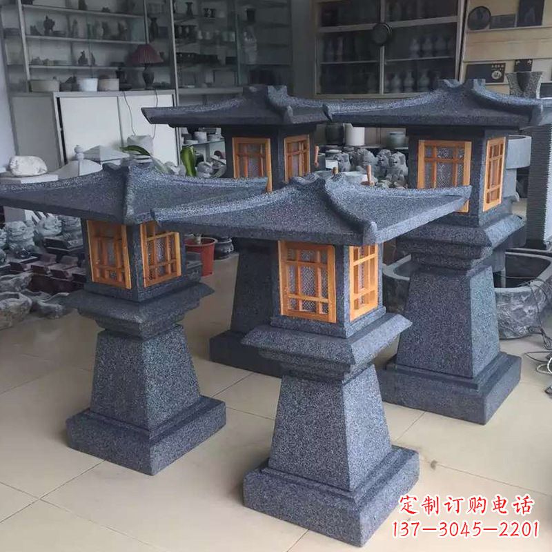 新乡大理石仿汉阙石雕灯笼