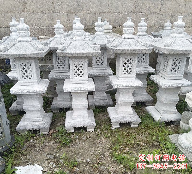 新乡精美大理石石灯雕塑