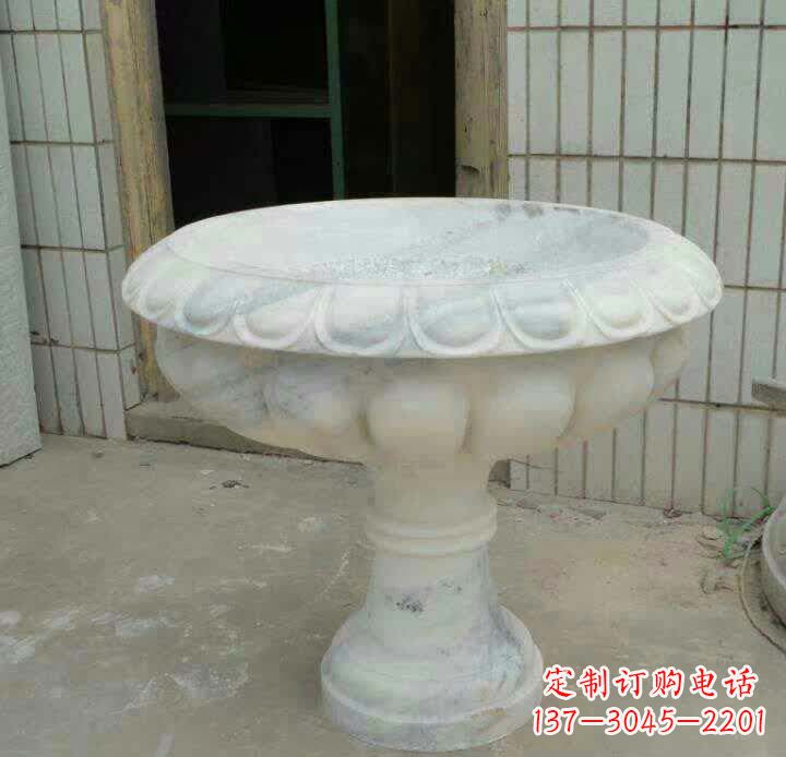 新乡大理石花盆雕塑精美绝伦,艺术风采