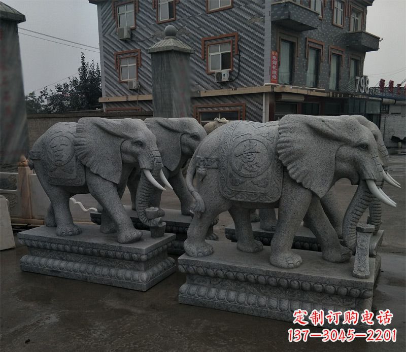 新乡唯美雕刻大象雕塑