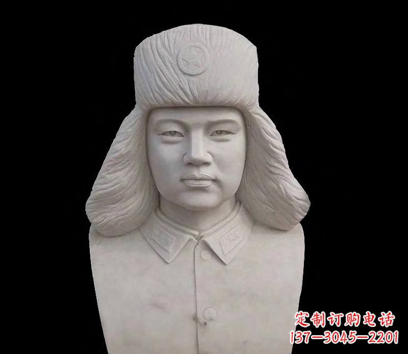 新乡激励青年的雷锋石雕