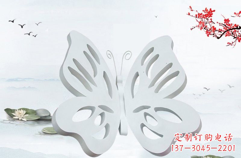 新乡高级大理石镂空蝴蝶雕塑