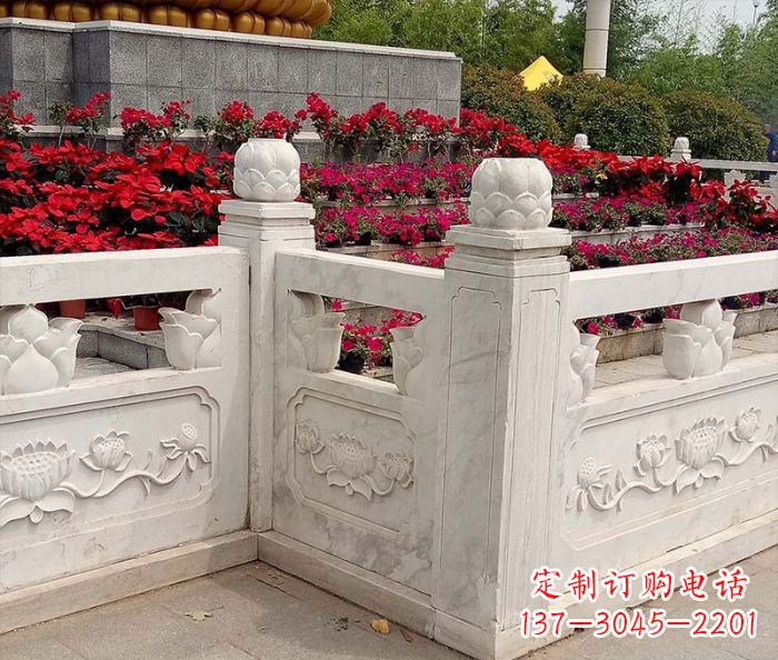 新乡精美大理石旅游景区石雕栏板