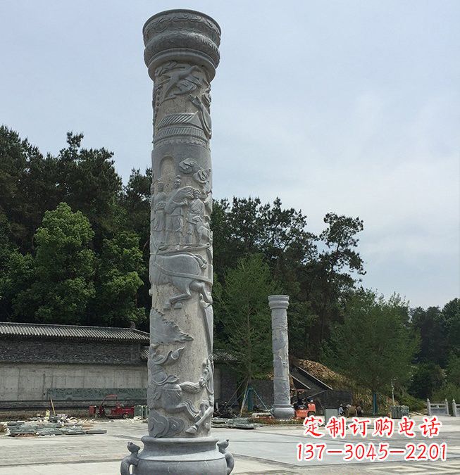 新乡大理石龙柱雕塑