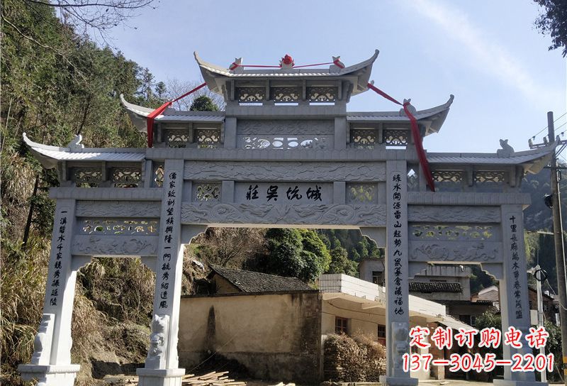 新乡大理石牌坊雕塑尊贵雕塑,永久保存