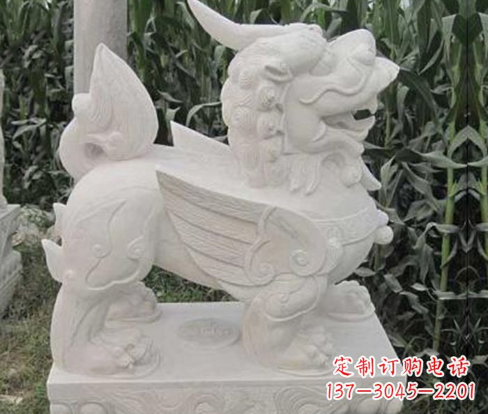 新乡古典貔貅石雕，精美手工雕刻艺术