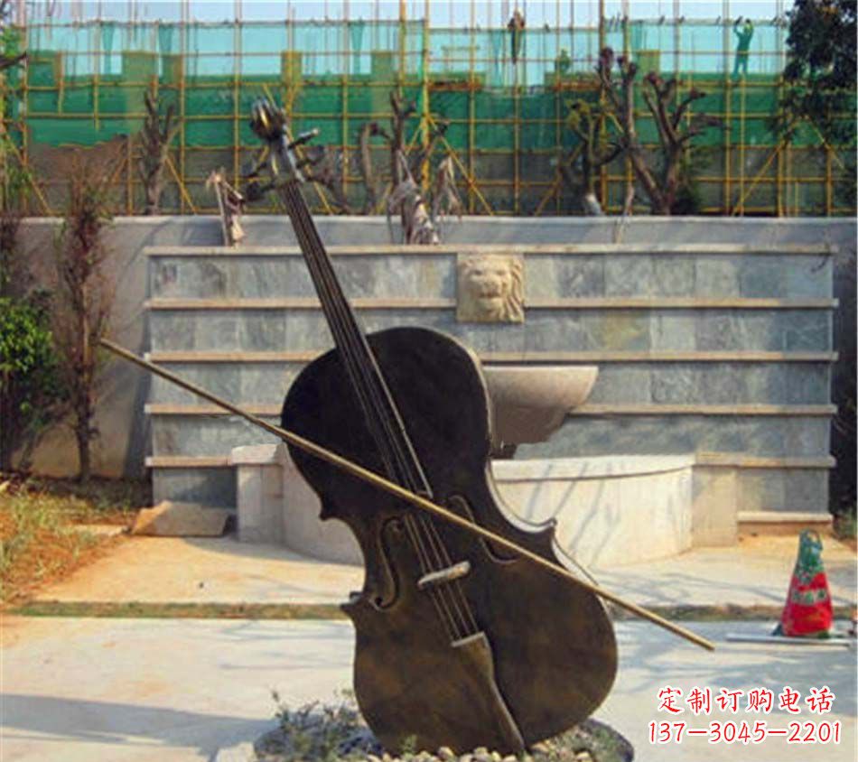 新乡精美大提琴铜雕