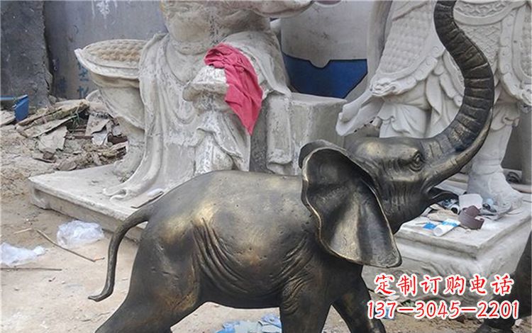 新乡精美大象铜雕