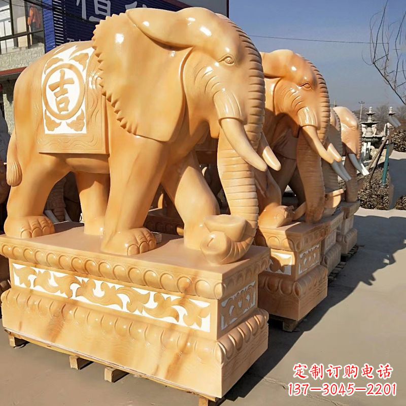 新乡以大象雕塑点缀你的风水