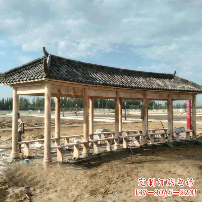 新乡带瓦石雕长廊