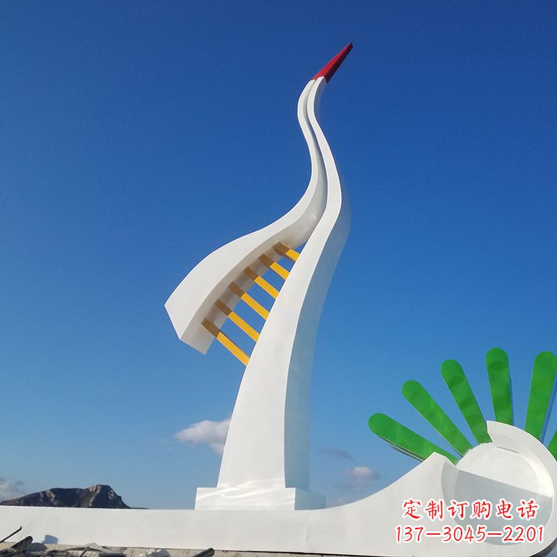 新乡珍贵雅致的丹顶鹤雕塑