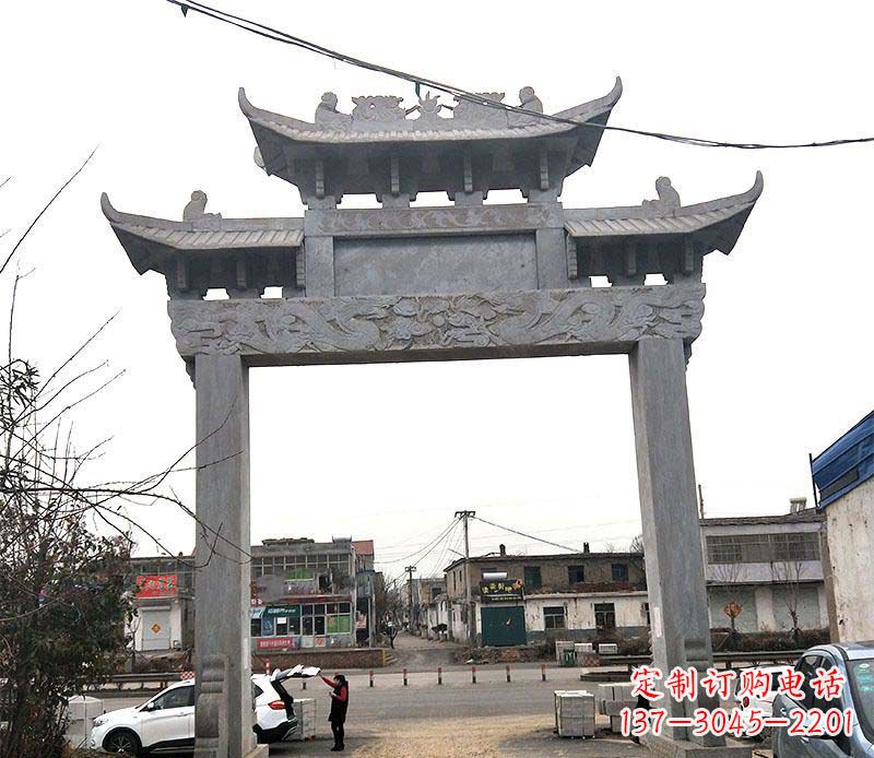 新乡精美大理石牌坊石雕