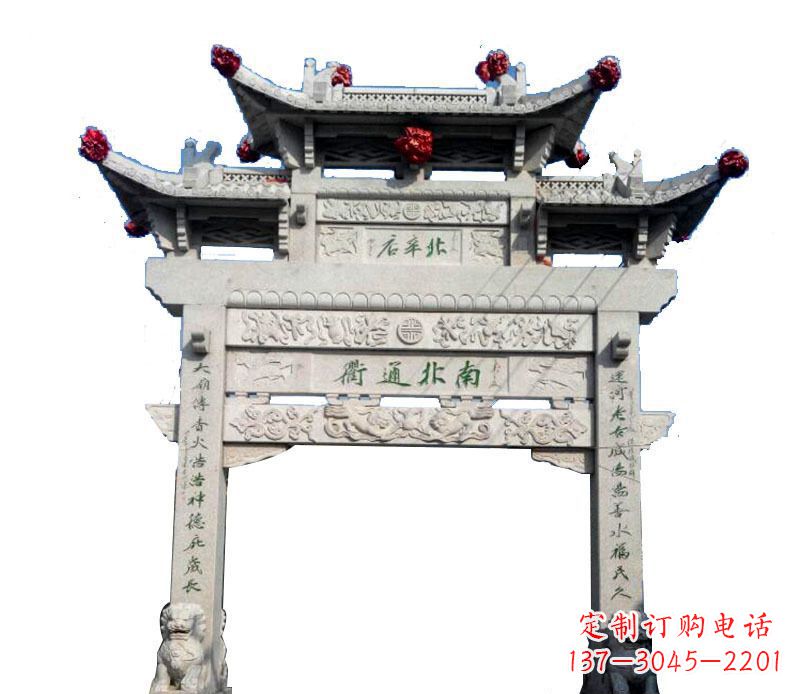 新乡精美石牌坊雕塑