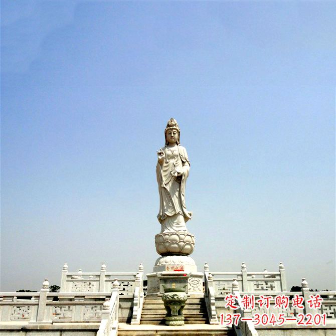 新乡观音大型石雕景观雕塑