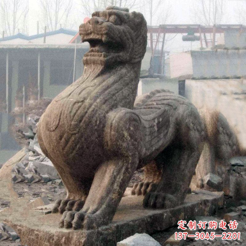 新乡仿古狴犴青石雕塑