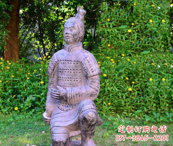 新乡仿古兵马俑公园人物石雕
