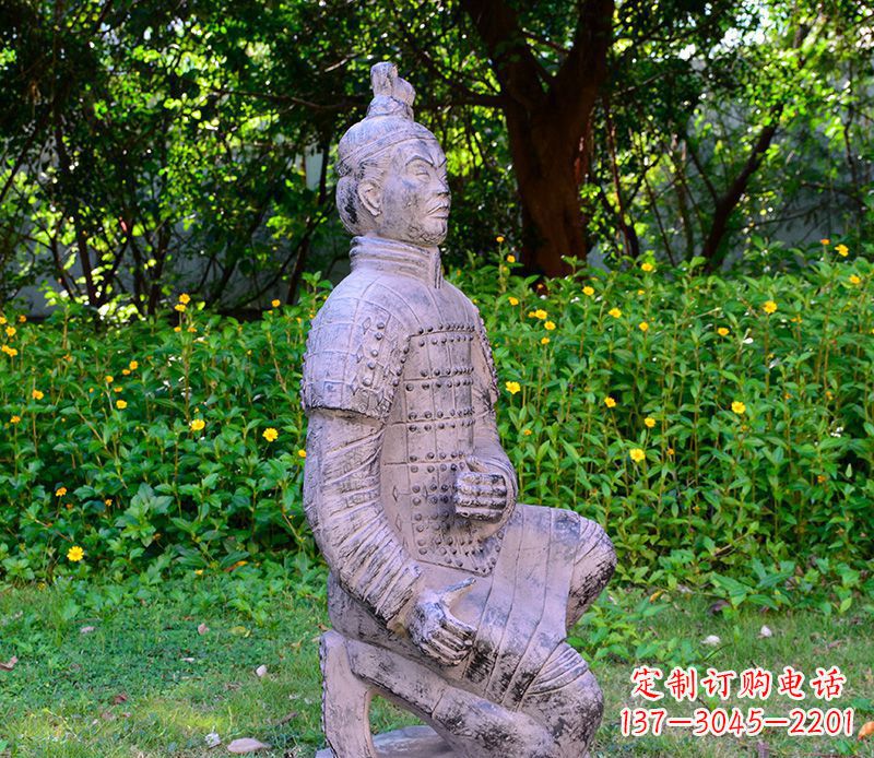 新乡仿古兵马俑公园景观石雕