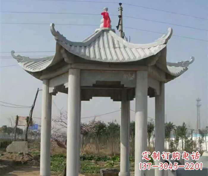 新乡典雅的仿古凉亭石雕
