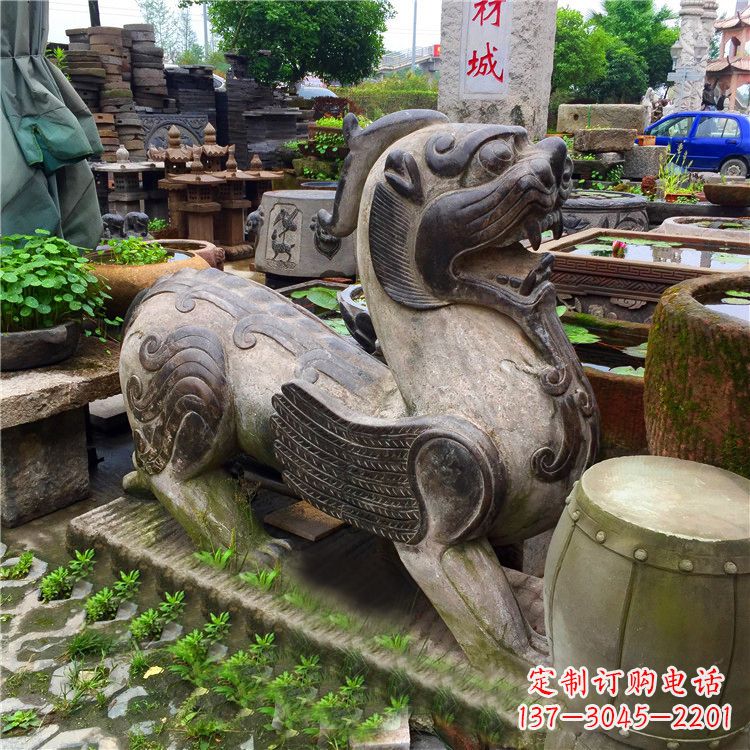 新乡仿古貔貅石雕