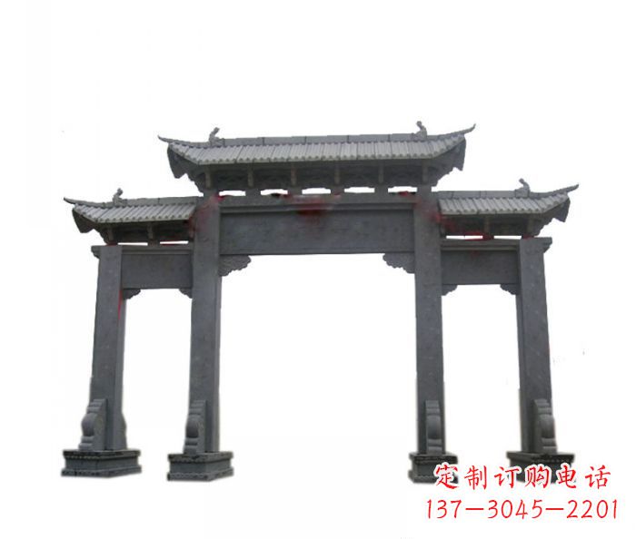 新乡精美仿古牌坊石雕