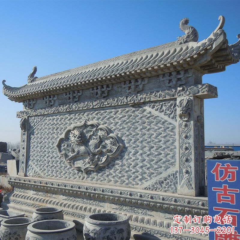 新乡影壁石雕--让时光流转