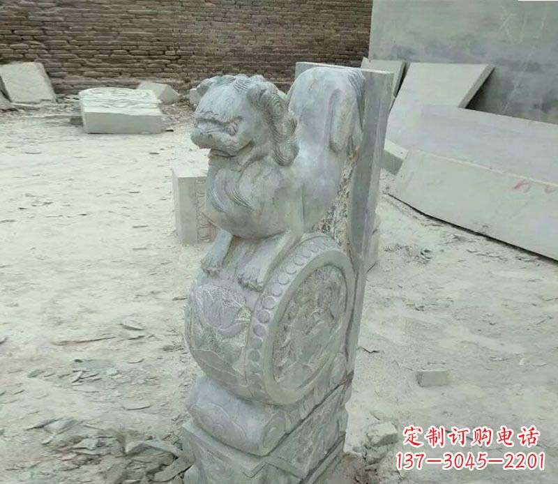 新乡精美石门墩雕塑,缔造绝色佳作