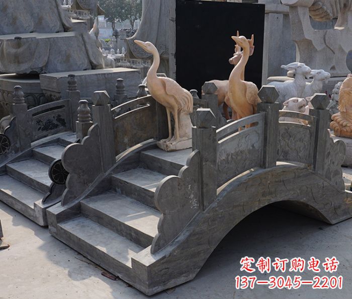 新乡精致石制仿古拱桥雕塑