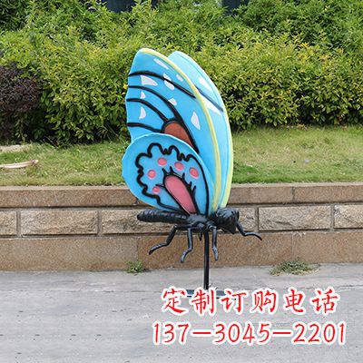 新乡仿真蝴蝶_大号蓝色款116x75x160