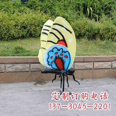 新乡大号黄色蝴蝶雕塑