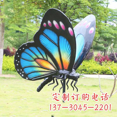 新乡蓝蝴蝶雕塑-让你的室内空间焕发生机