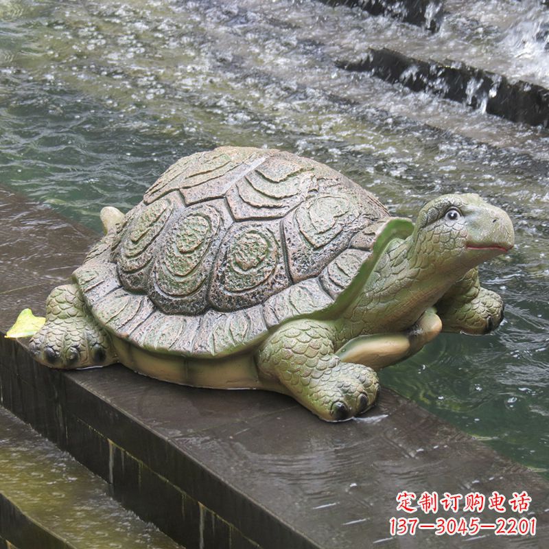新乡仿真乌龟-园林水景动物雕塑摆件