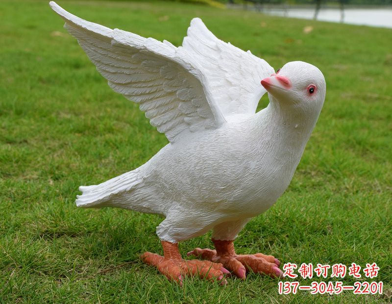 新乡鸽 苹果 雕塑